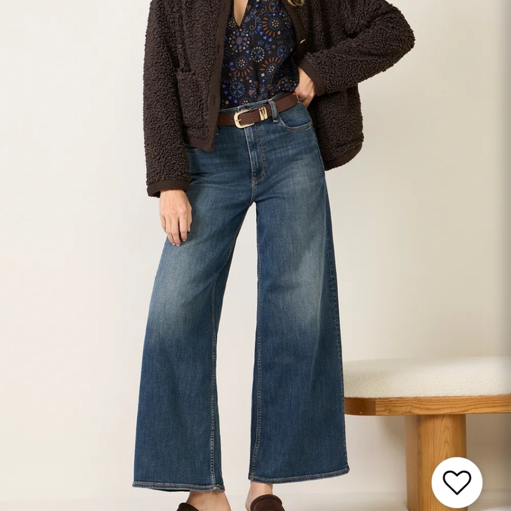 Rag And Bone Sofie High Rise Ankle Ultra Wide In Ness 29, NWT